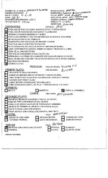 NOTAS COMIDAS DE PRUEBA ORIGINALES