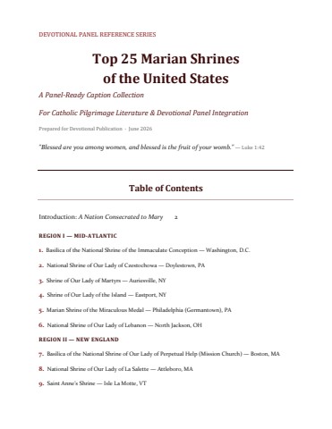 top 25 marian shrines of the united states
