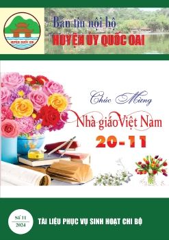 Trinh bay Ban tin huyen Quoc Oai so 11-2024 sach pdf