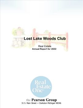 Lost Lake Woods Club Annual Real Estate Report for 2022