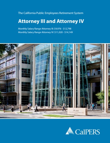 CalPERS Attorney III & IV