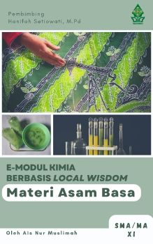 E-modul Kimia Berbasis Local Wisdom Materi Asam Basa