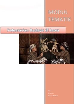 E-Modul IPS Pelestarian Kebudayaan di Jawa