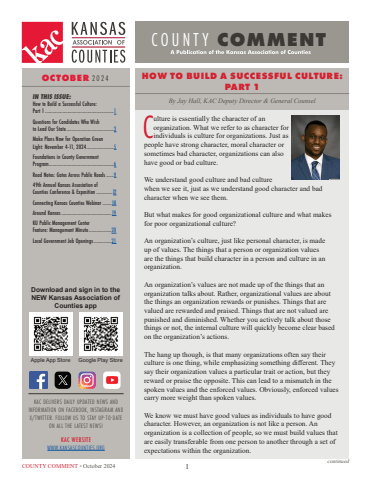 October 2024 County Comment