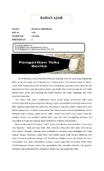 KelasVII Bahasa Indonesia BS