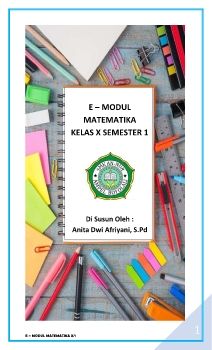 Modul Matematika kelas X semester 1