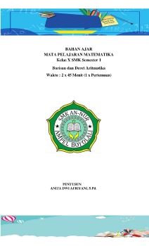 Anita Dwi Afriyani_ Deret Aritmatika