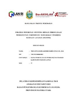 RPP Stunting by Triyanta HK Dairiyawan, SE,MSi
