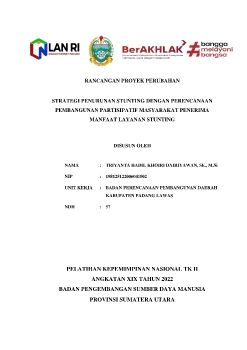RPP Stunting by Triyanta HK Dairiyawan, SE,MSi
