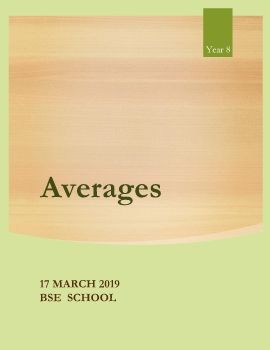 Averages