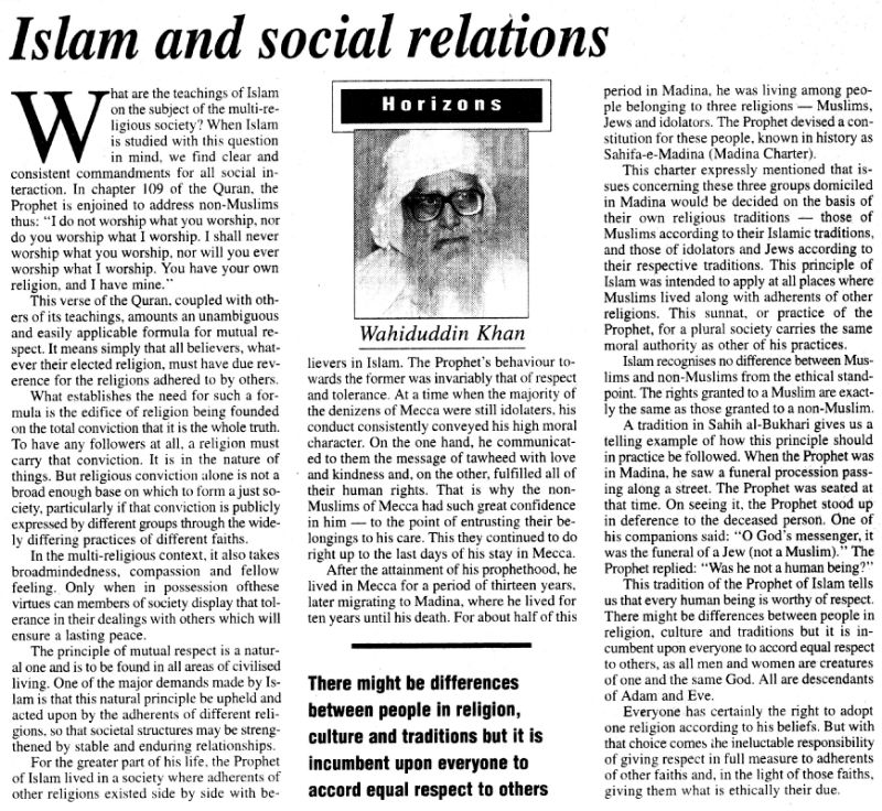 Islam and social relations