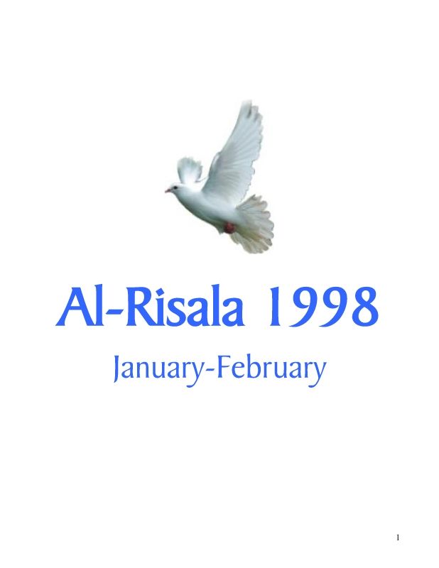 Al Risala (English) Jan-Feb'98