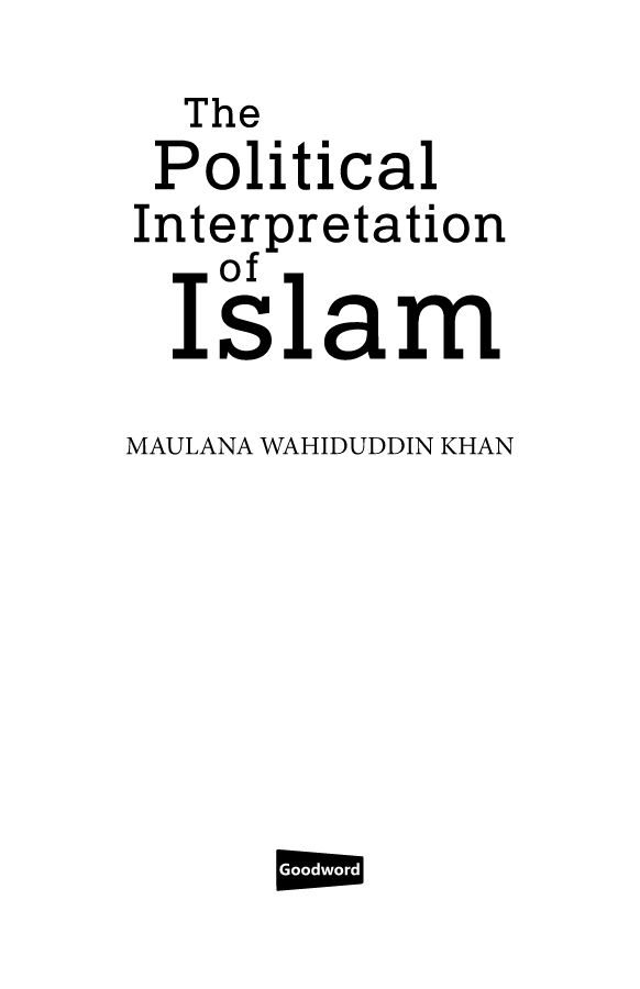 The political Interpretation of Isalm 