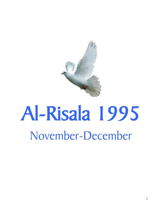 Al Risala (English) Nov-Dec'95