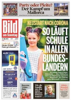 BilD am Sonntag vom (⭐26. Juli 2020)