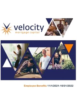 2021-22 Velocity Employee Benefits Brochure