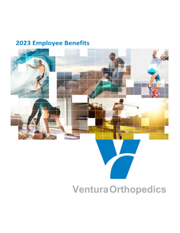 Ventura Ortho 2023 Employee Benefits Brochure