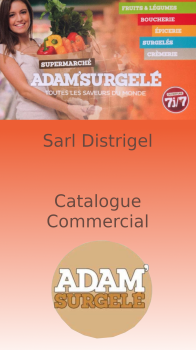 Catalogue Adam'Surgelé