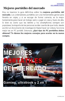 Mejores portátiles del mercado