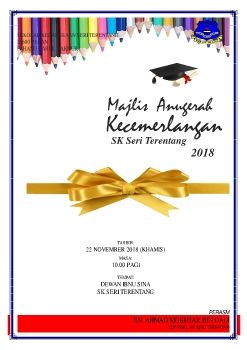 MAJLIS ANUGERAH KECEMERLANGAN SKST 2018