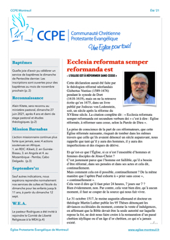 News CCPE Été'21