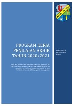 PROGRAM KERJA PAT 2021