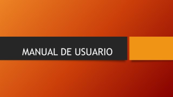 MANUAL DE USUARIO 