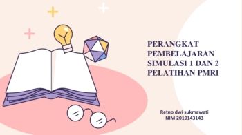 PERANGKAT PEMBELAJARAN SIMULASI 1 DAN 2 PELATIHAN PMRI
