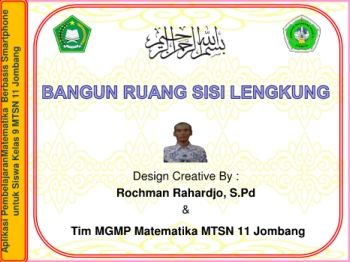 BANGUN RUANG SISI LENGKUNG KELAS 9 MTSN 11 JOMBANG