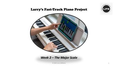 week 02 the major scale