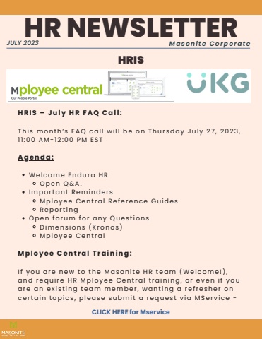 HR Newsletter - JUL 2023