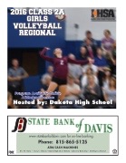 2016 Dakota Volleyball 2A Regional 