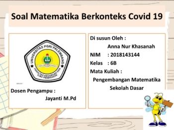 Soal Matematika Berkonteks Covid 19