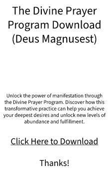 Divine Prayer Program Download Deus Magnusest FREE Preview Available???