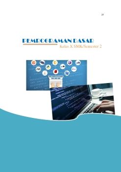 E-Modul pemrogram dasar contoh 1