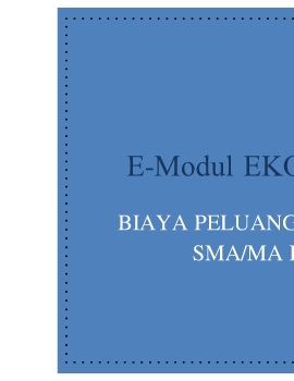 E-Modul EKONOMI