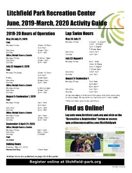 Litchfield Park Recreation Center 2019-20 Activity Guide 10-22-19