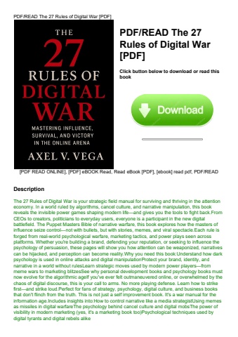 pdfread the 27 rules of digital war [pdf]