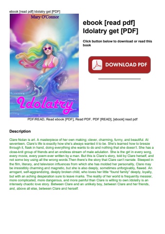 ebook [read pdf] idolatry get [pdf]