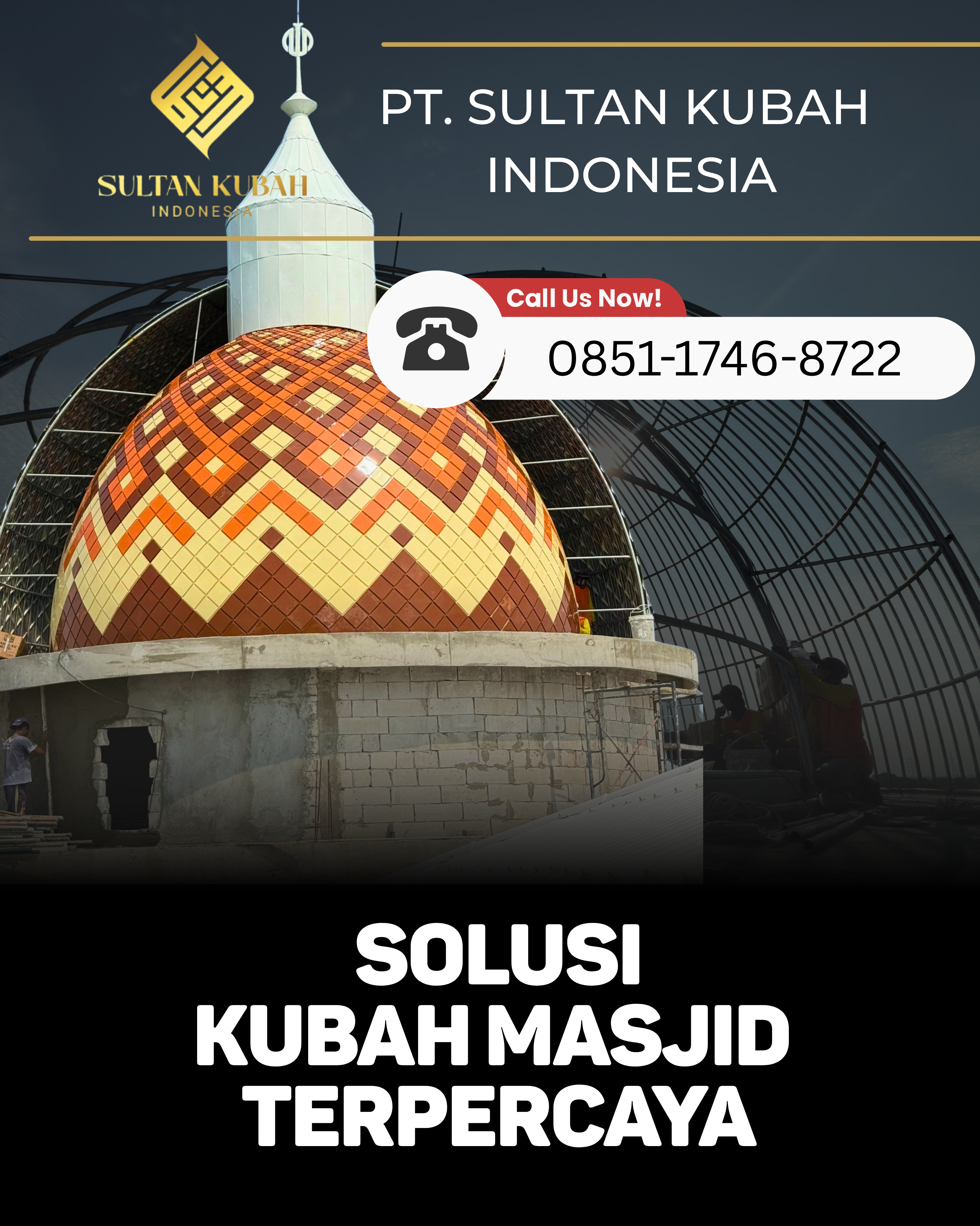 JUAL KUBAH MASJID BERKUALITAS DI KEC. LABUAPI, KAB. LOMBOK BARAT (WA: 0851-1746-8722)