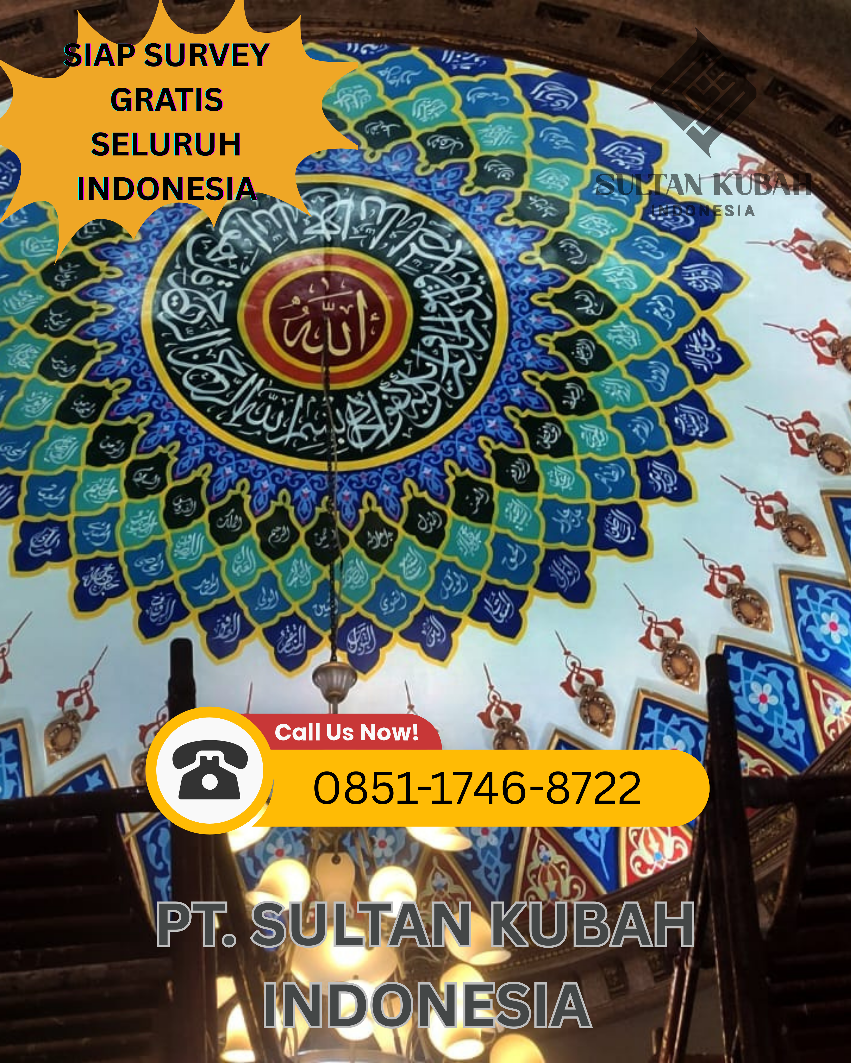 KUBAH MASJID KUAT DAN BERKUALITAS DI KEC. GENUK, KOTA SEMARANG (WA: 0851-1746-8722)