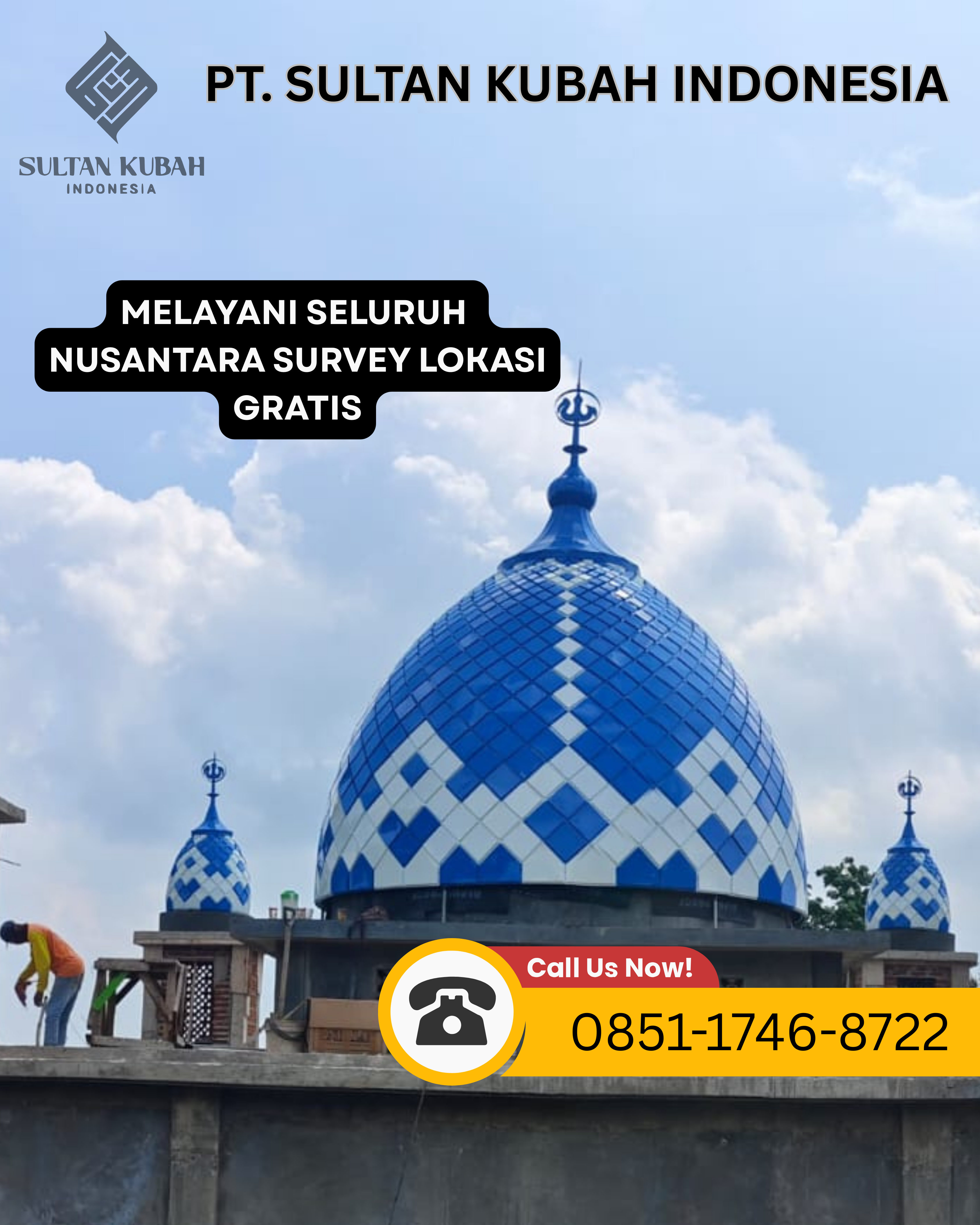 PENJUAL KUBAH MASJID BERKUALITAS DI KEC. BLIMBING, KOTA MALANG (WA: 0851-1746-8722)