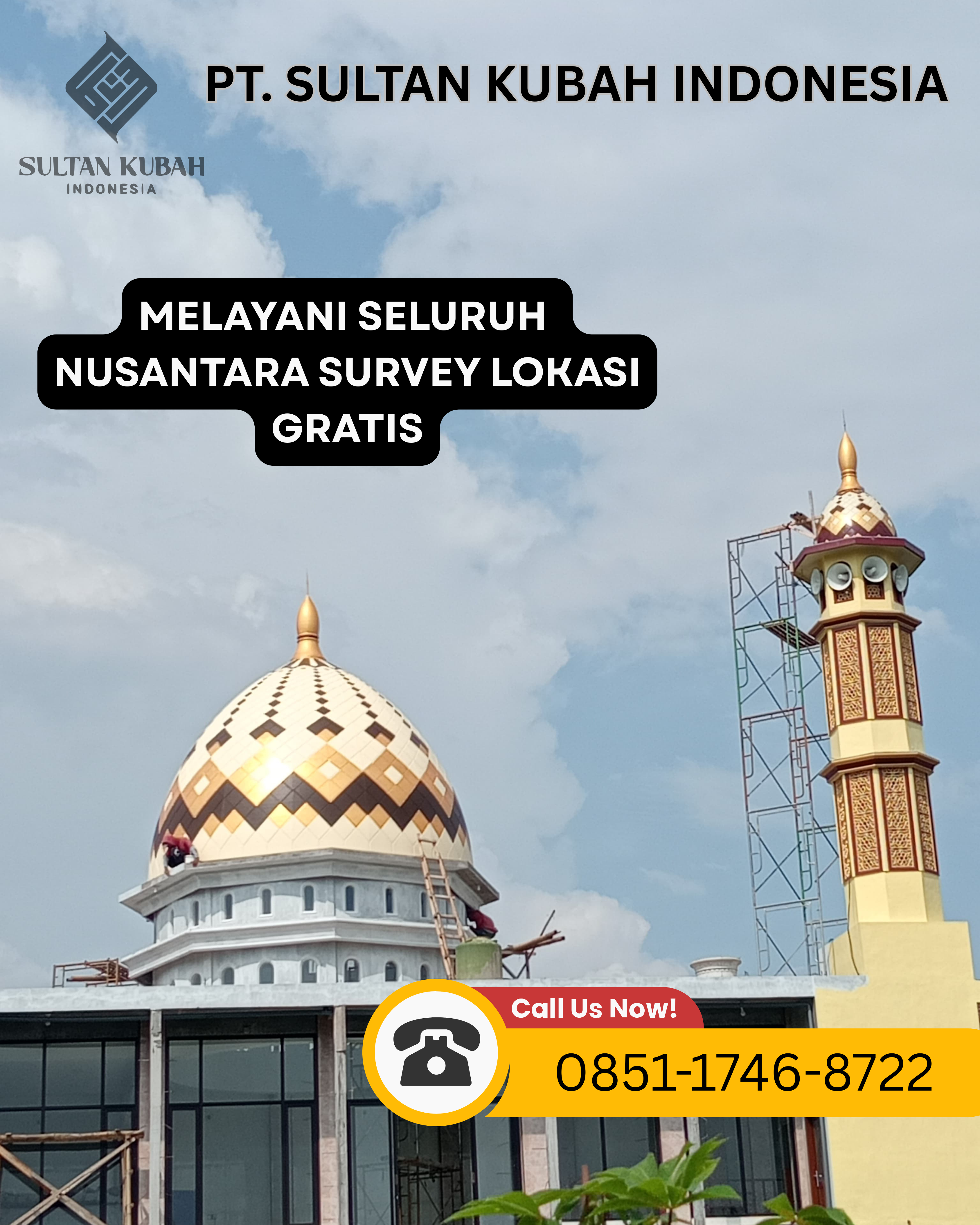 PENJUAL KUBAH MASJID BERKUALITAS DI KEC. JONGGOL, KAB. BOGOR (WA: 0851-1746-8722)