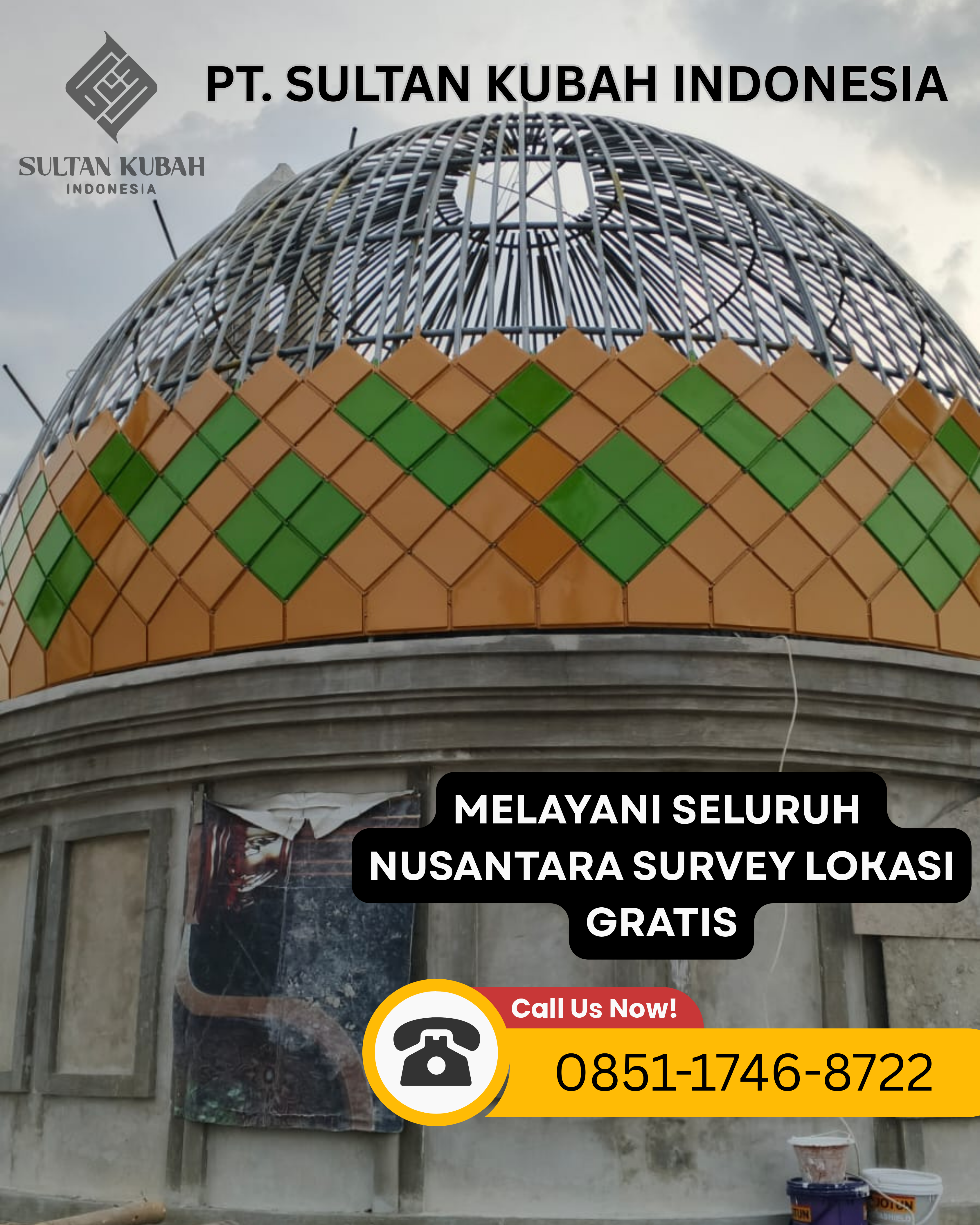 PENJUAL KUBAH MASJID BERKUALITAS DI KEC. KUPANG TENGAH, KAB. KUPANG (WA: 0851-1746-8722)