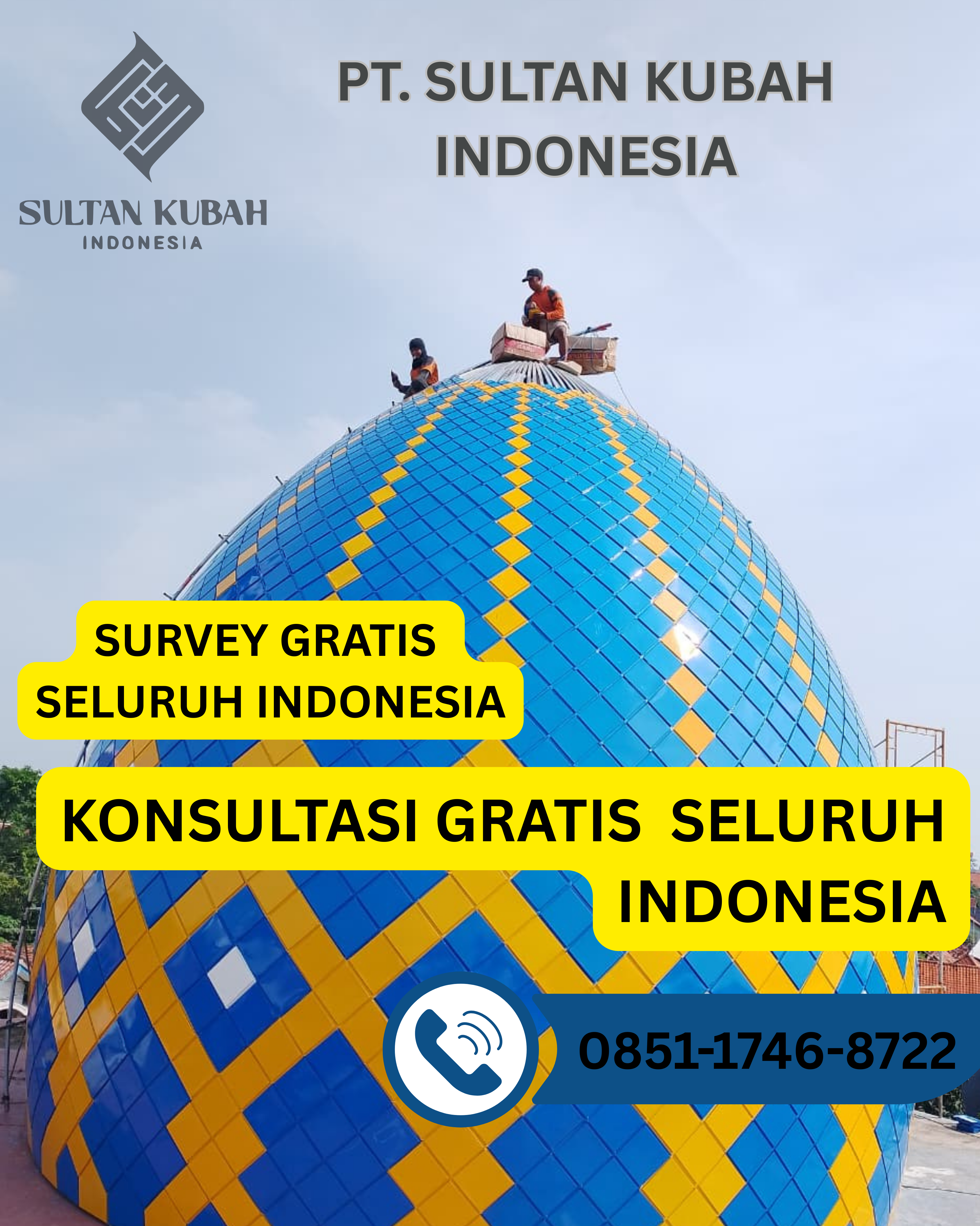 JUAL KUBAH MASJID DI KEC. BANJARWANGI, KABUPATEN GARUT (WA: 0851-1746-8722)