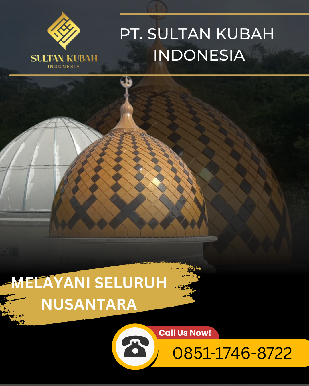 PENJUAL KUBAH MASJID BERKUALITAS DI KEC. SEKUPANG, KOTA BATAM (WA: 0851-1746-8722)