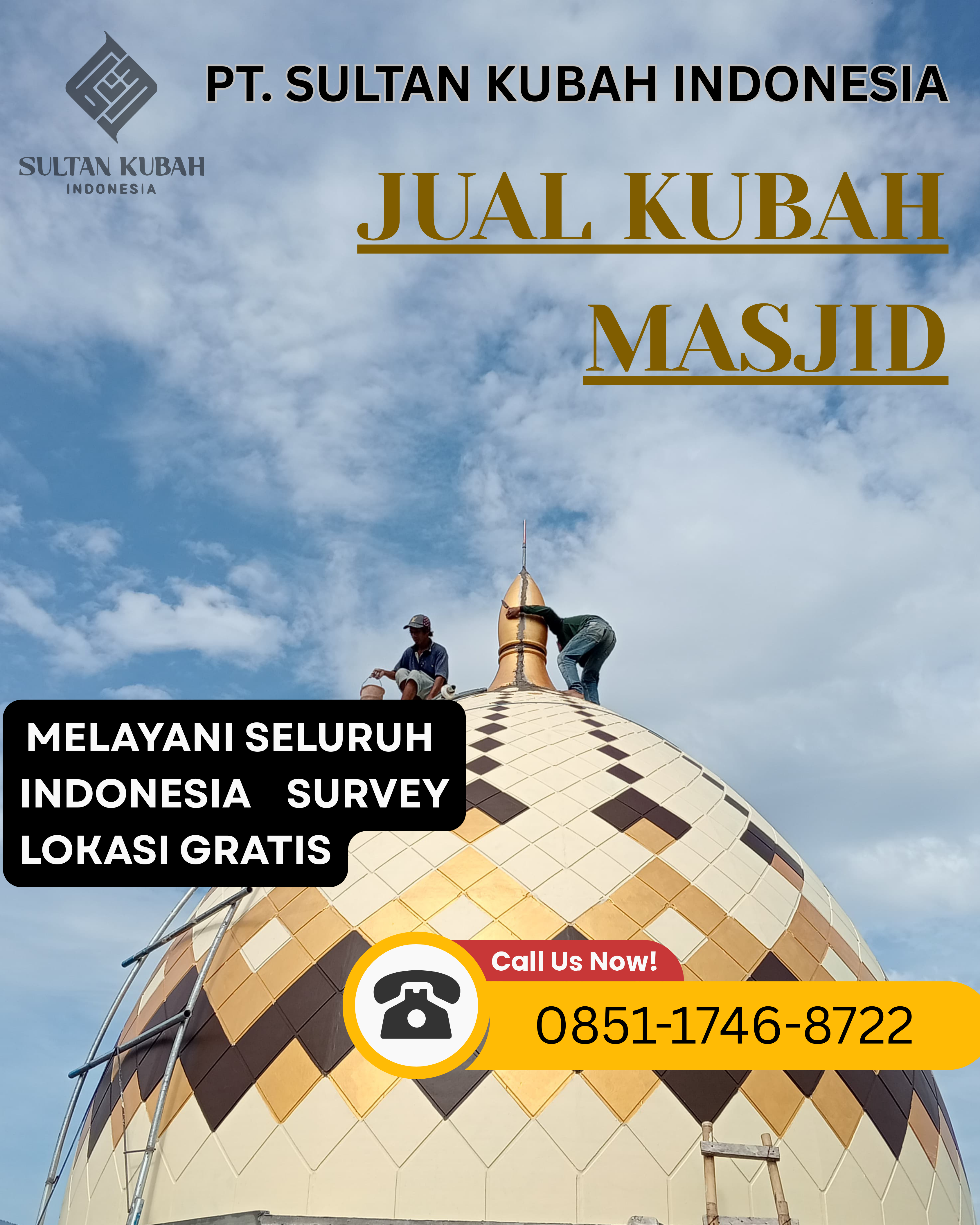 PRODUSEN KUBAH MASJID BERKUALITAS DI KEC. CITEUREUP, KAB. BOGOR (WA: 0851-1746-8722)