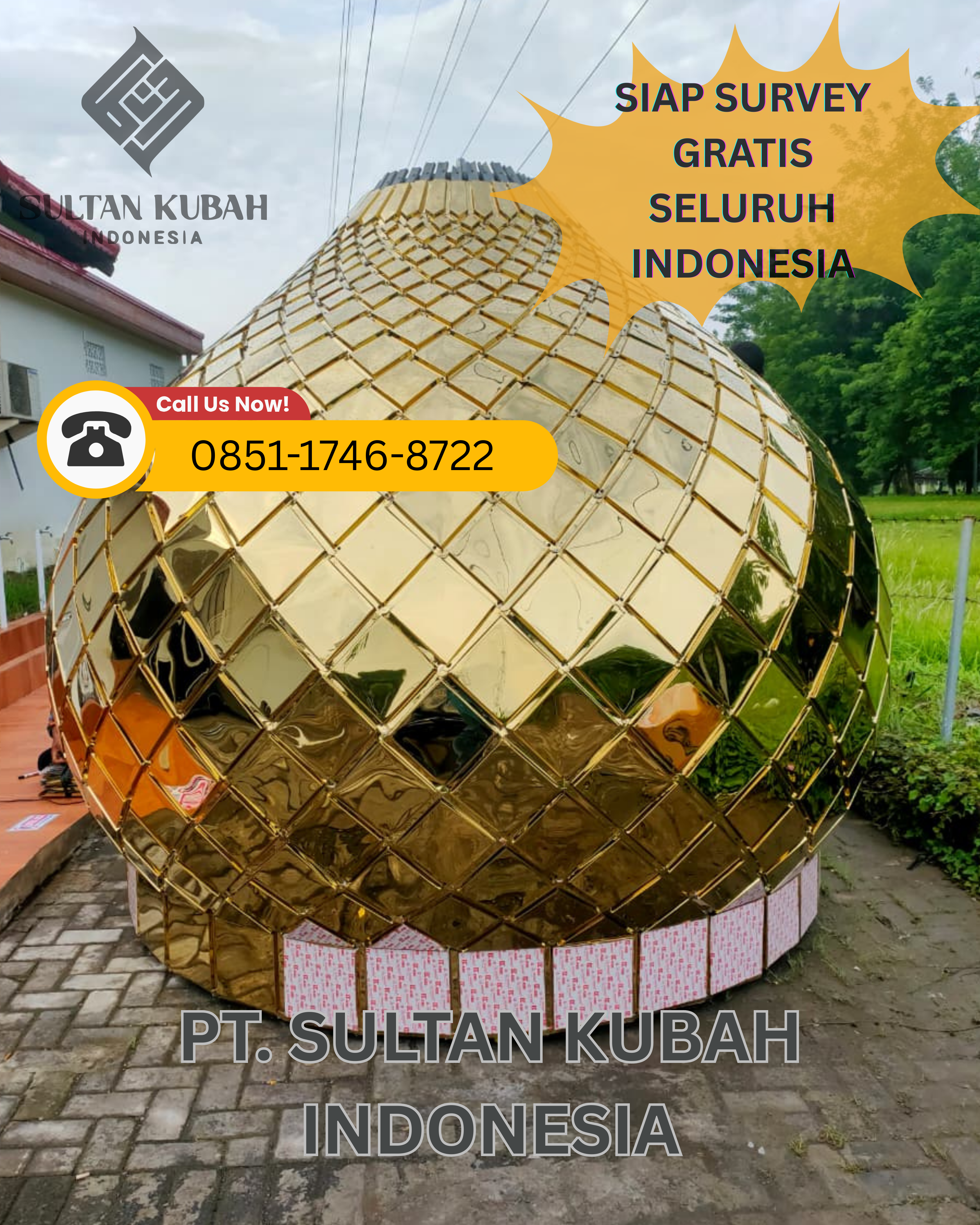 SPESIALIS KUBAH MASJID BERKUALITAS DI KEC. UNGARAN BARAT, KAB. SEMARANG (WA: 0851-1746-8722)