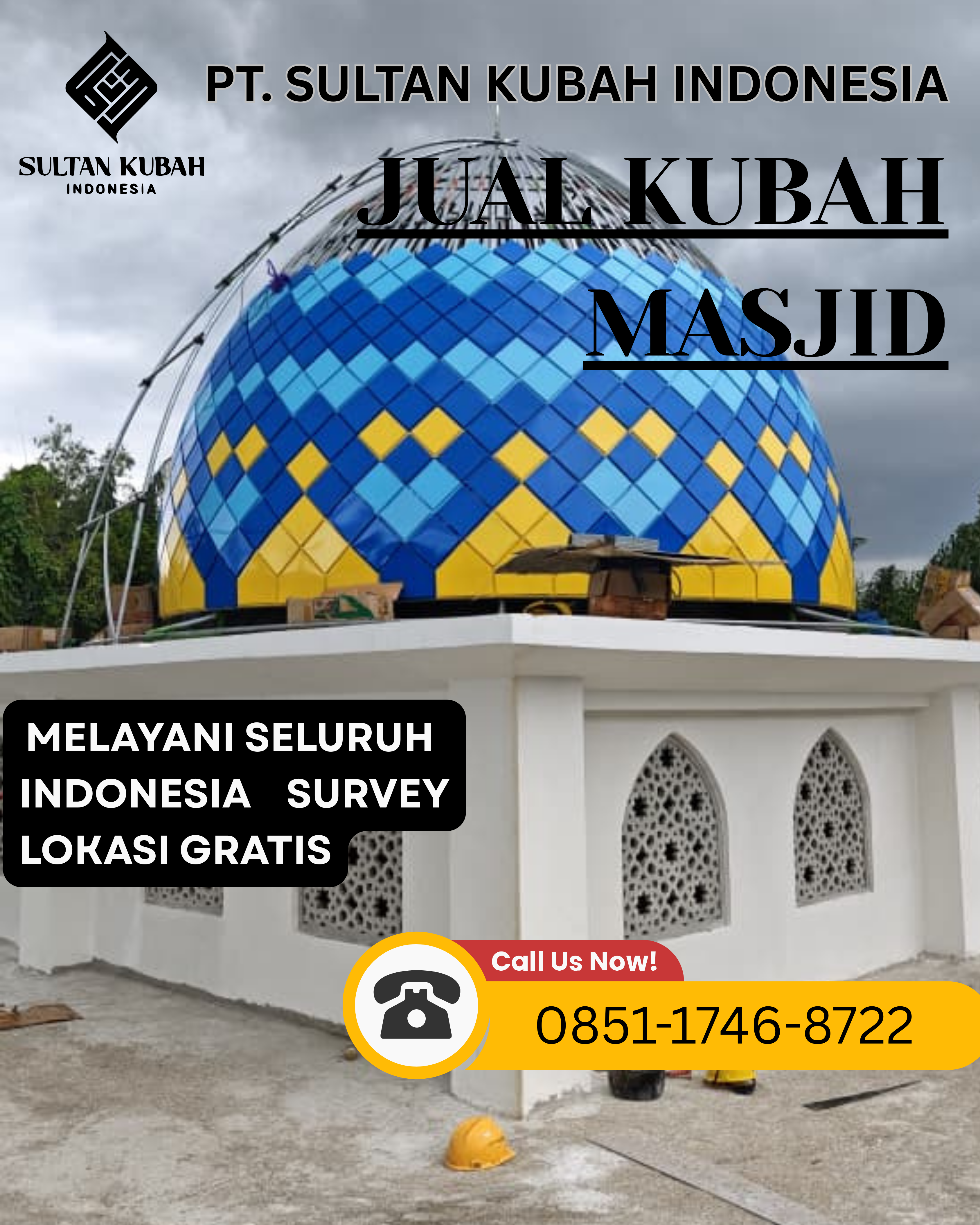 KUBAH MASJID HARGA TERJANGKAU DI KEC. PANAKKUKANG, KOTA BOGOR (WA: 0851-1746-8722)