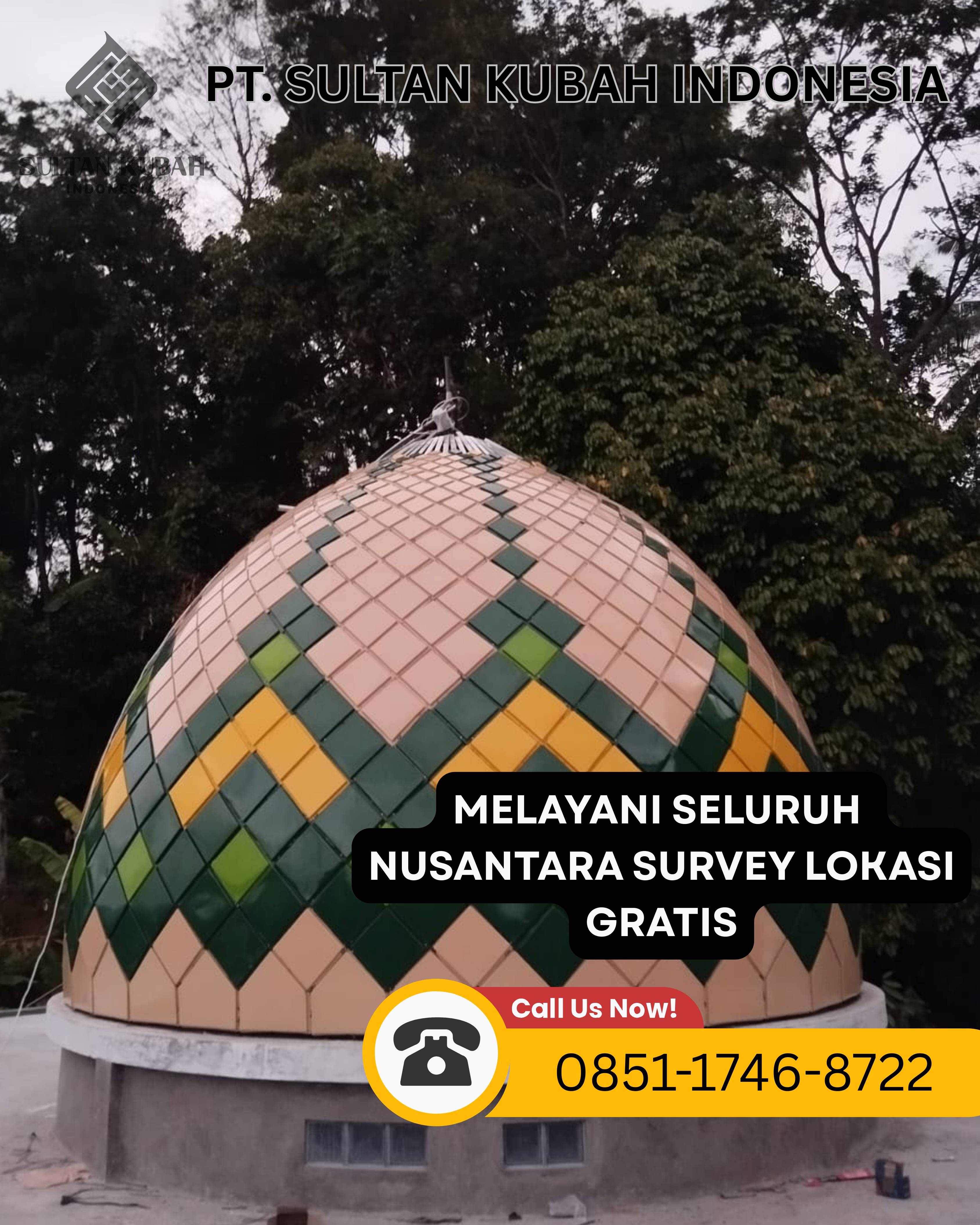 PUSAT PENJUALAN KUBAH MASJID TERMURAH DI KEC. TIGARAKSA, KAB. TANGERANG, PROV. BANTEN (WA: 0851-1746-8722)